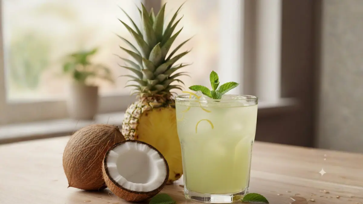 uco de Abacaxi com Hortelã: Benefícios e ReceitaRefrescante